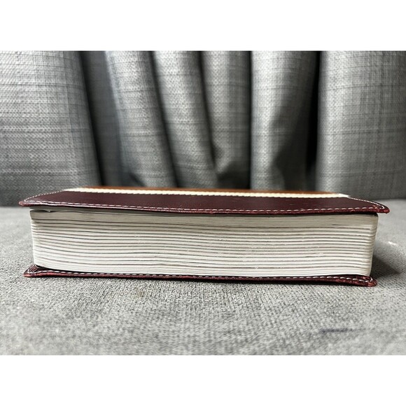 Zondervan Compact Thinline NIV Study Bible Bonded Leather Striped 2006 - Picture 4 of 11
